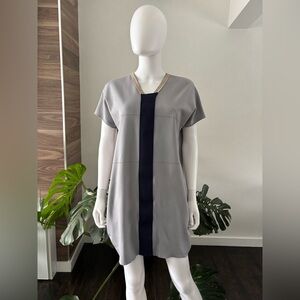 MARIE SAINT PIERRE Dress Blue / Grey Sz 3 Women's Authentic♥️